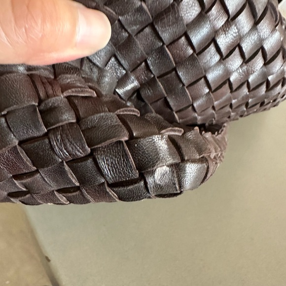 COPY - FALOR leather woven brown bag Italy - Picture 9 of 16